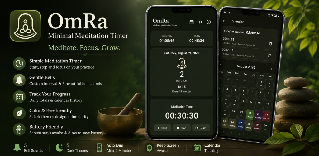 OmRa: Minimal Meditation Timer